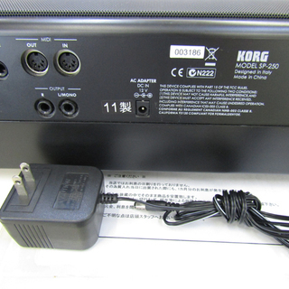 KORG/コルグ 電子ピアノ SP-250 88鍵盤 2011年製 中古 動作品 KORG/コルグ 電子ピアノ SP-250 88鍵盤 2011年製 中古 動作品