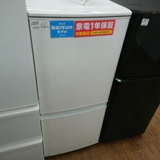SHARP 2ドア冷蔵庫 SJ-D14B 137L 2016年製造