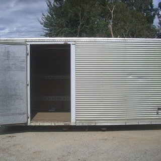 ♪ハAA19♪物置♪コンテナ♪激安♪アルミ箱♪後ろドアなし