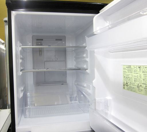 札幌 2017年製 プラズマクラスター 137L 人気 2ドア冷蔵庫 鏡面ガラス  