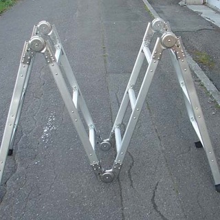 カード決済対応！19N0087 B 値下げ!! 札幌発 引取歓迎 多関節万能脚立 LADDER MASTER はしご 足場台 中古 キャッシュレス・消費者還元事業 対象店舗です！ カード決済対応！19N0087 B 値下げ!! 札幌発 引取歓迎 多関節万能脚立