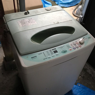 サンヨー 全自動電気洗濯機 ASW-705VP 7Kg 2003年製