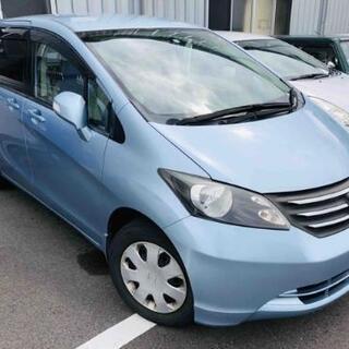 美車ホンダフリード パワースライドドアギャザーdvdナビaux車検２年付可能8人乗り３列シート激安自社ローン Juju 博多南のフリードの中古車 ジモティー