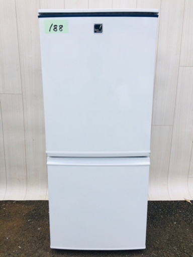 増税前セール188番 SHARP✨ノンフロン冷凍冷蔵庫❄️ SJ-14E1-KB‼️