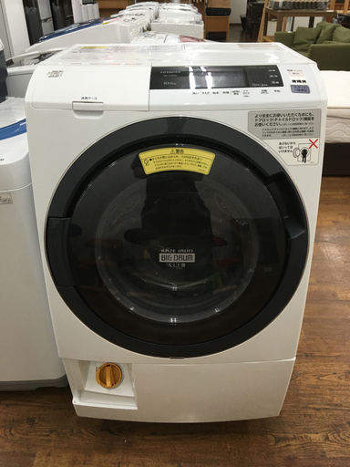 日立 ドラム式洗濯機 BD-S3800L 2016年製