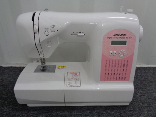ジャガー コンピュータミシン ホワイト KC-210