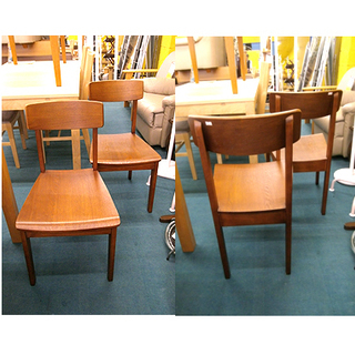 札幌【チェア2脚＆ベンチ付き 4人掛けダイニングセット】幅125cm 