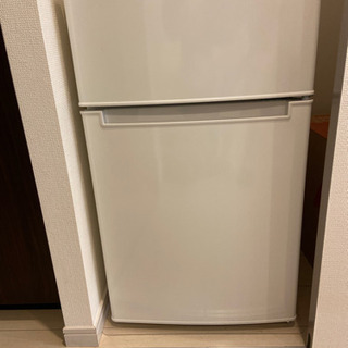 2ドア冷凍冷蔵庫 AT-RF85B ホワイト右開き 85L