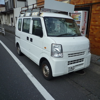 軽バン専門店　２７年　NV100クリッパーバン　キャリア付　車検...