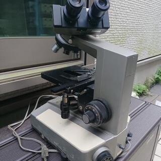オリンパス製の顕微鏡（ジャンク）