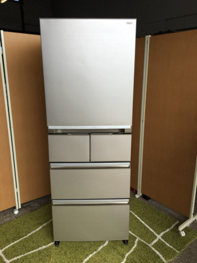 ☆AQUA☆大型冷蔵庫☆大容量400L☆自動製氷機能、完全動作品