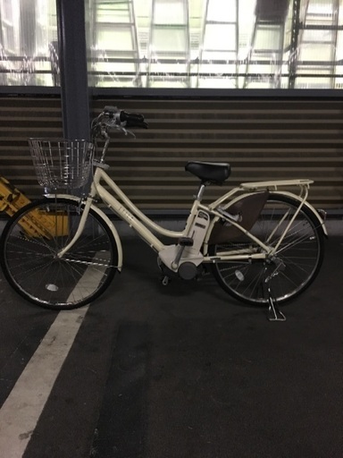 電動自転車 ブリヂストン ステラ 26インチ メタリックアイボリー