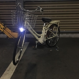 電動自転車 ブリヂストン ステラ 26インチ メタリックアイボリー
