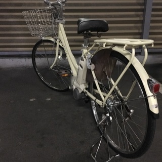 電動自転車 ブリヂストン ステラ 26インチ メタリックアイボリー