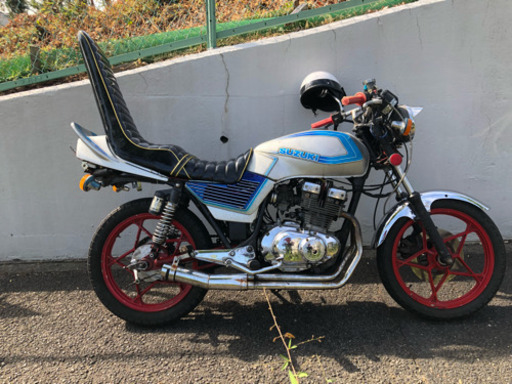 実働書付き GSX250Eゴキ ヤラレ仕様 ザリバブGSCBXホーク(126cc-250cc