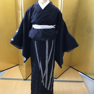 絞り 金駒刺繍 竹柄 訪問着 未仕立て 新品 絞り 金駒刺繍 竹柄 訪問着 未仕立て 新品