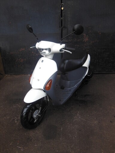 SUZUKI レッツ4 4st FI 低燃費 ホワイト セル始動 OIL交換他　軽整備済み すぐ乗り出し可 登録後直接乗り帰り可 SUZUKI レッツ4 4st FI 低燃費 ホワイト セル始動 OIL交換他 軽整備