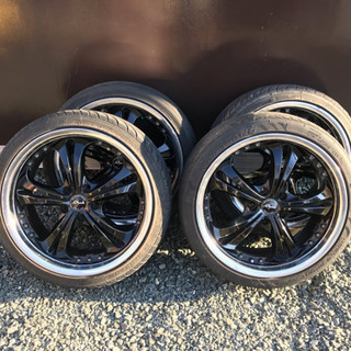 ホイール4本セット タイヤはおまけ程度 - 車のパーツ