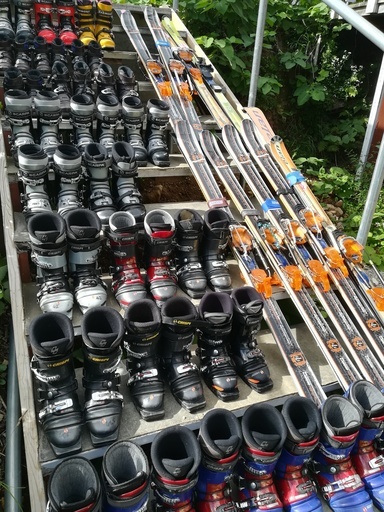 【スキーセット】テレマーク　スキー靴・板・ビンディング