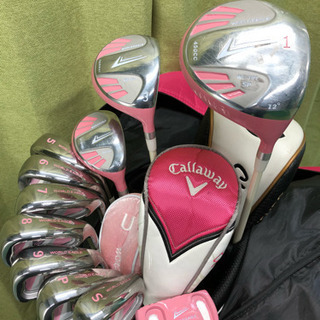WE-101☆レディース☆ゴルフクラブセット☆初心者フルセット！