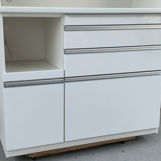 ☆ジモティ割あり☆ NITORI レンジボード ホワイト H180×D40×W100