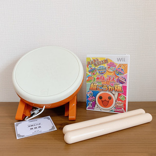 【中古品】太鼓の達人Wii 超ごうか版 (専用太鼓コントローラ「...