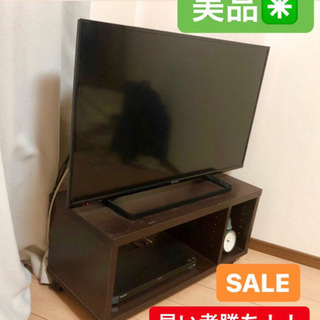 Panasonic 39インチ TV ＋ Blu-ray テレビ台 付き✴️週末限定割引✴️