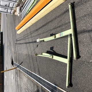セノー製平均台（脚あり）　と　メーカー不明自作平均台　の２台