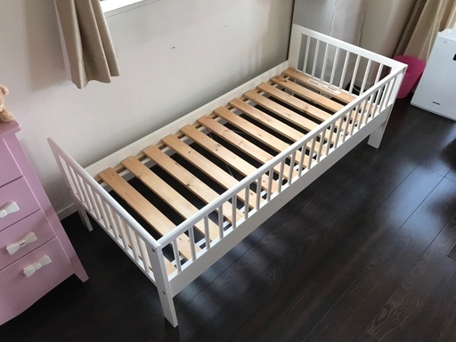 Ikeaジュニアベッド フレーム すのこ モモンガ 新丸子のベッド キッズ用ベッド の中古あげます 譲ります ジモティーで不用品の処分