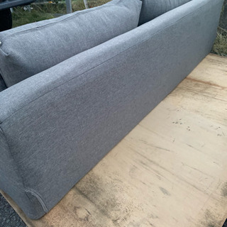 ☆ 3人掛けソファー グレー 美品 座椅子タイプ☆