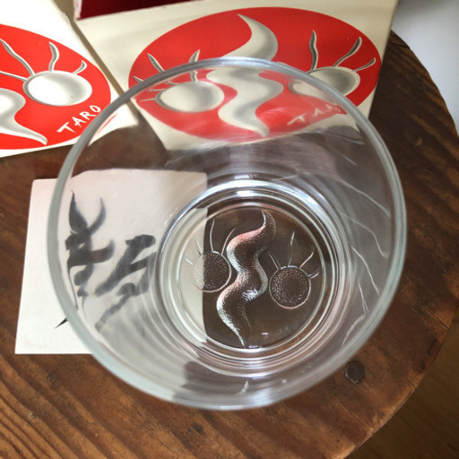 岡本太郎 グラス 太陽の塔 新品未使用 りょたろう 六本松の食器 コップ グラス の中古あげます 譲ります ジモティーで不用品の処分