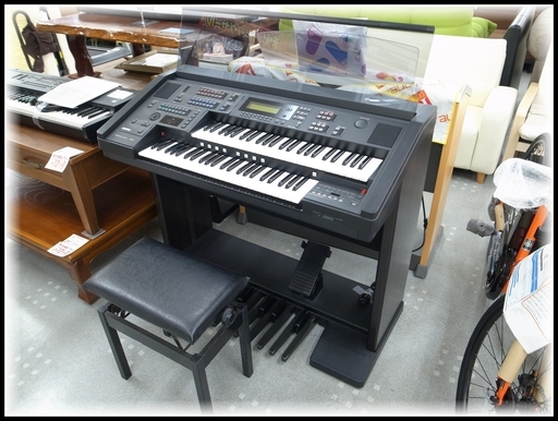 【在庫僅少】 YAMAHA ヤマハ エレクトーン EL-500 イス付き モノ市場半田店 119 鍵盤楽器、ピアノ