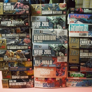ガンダムのプラモデルいろいろ９５個 ガンダムのプラモデルいろいろ95個