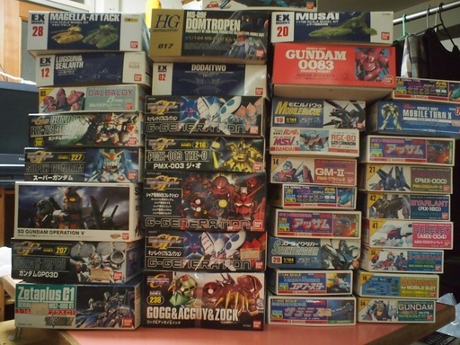 ガンダムのプラモデルいろいろ９５個 ガンダムのプラモデルいろいろ95個