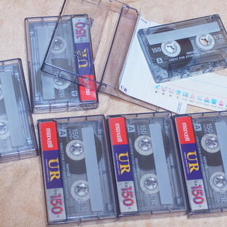 maxell UR 150分　カセットテープ　6本