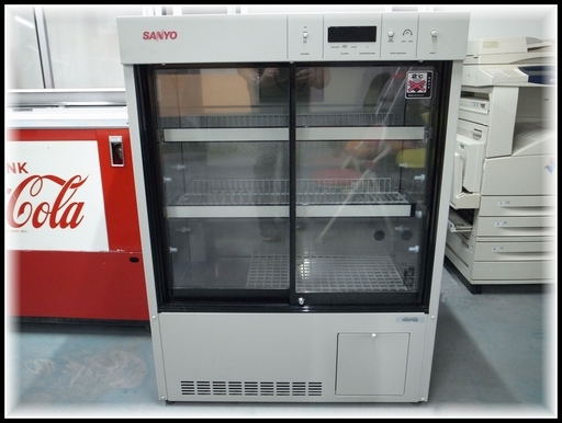 SANYO 158L カギ付き 冷蔵ショーケース MPR-162DCN