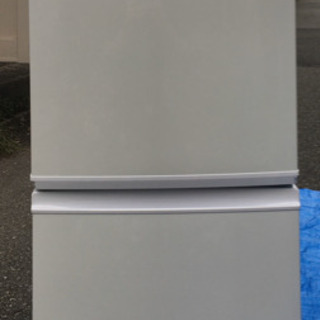 2018年製シャープノンフロン冷凍冷蔵庫 SJ-C14D-W