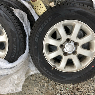 スタッドレスタイヤ175 80 R15三菱ホイールセット