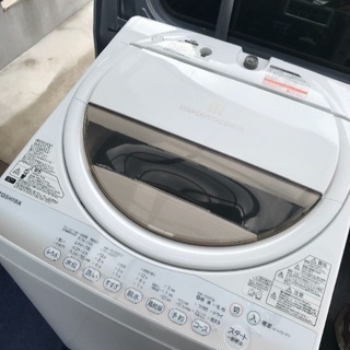 取引中2014年製東芝全自動洗濯機6キロ美品。千葉県内