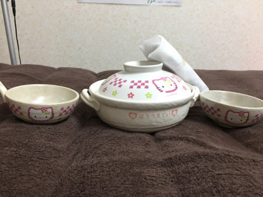 ハローキティー土鍋セット