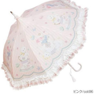 子猫 ピンク フリル ティーカップ 傘
