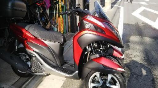 ヤマハ トリシティ125cc 綺麗なレッド
