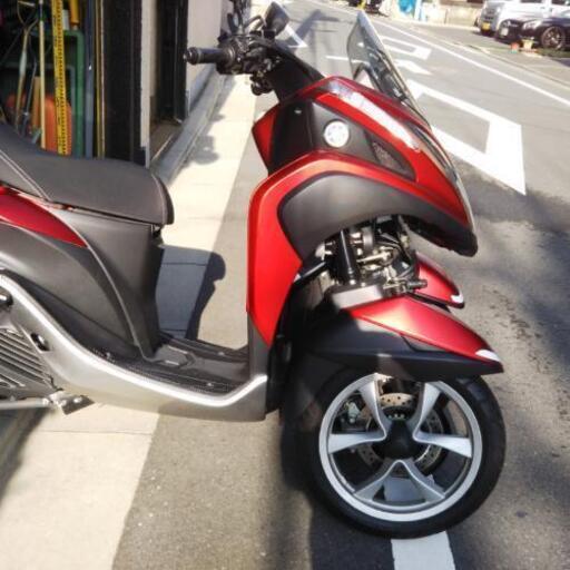ヤマハ トリシティ125cc 綺麗なレッド