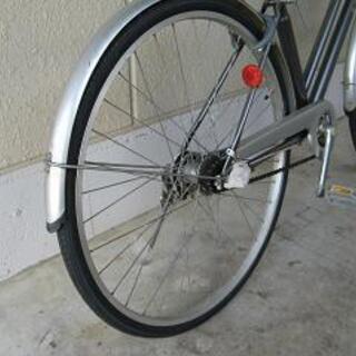 中古」27インチシティサイクル/オートライト/内装3段変速