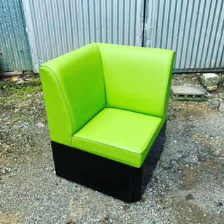 黄緑色のソファーセット - 家具