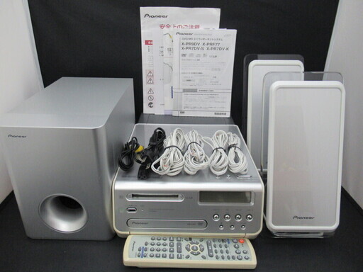 中古 Pioneer パイオニア DVD MD ミニコンポ X-PR9DV