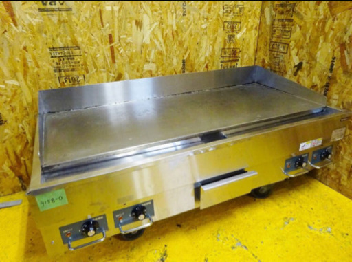 （4158-1）タニコー 業務用 電気グリドル 卓上 鉄板焼き TCG-12060EN 3相200V 15年製 厨房 店舗