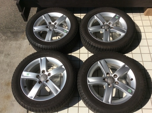 アウディ純正ホイール ミシュラン X-ICE 205/55R16