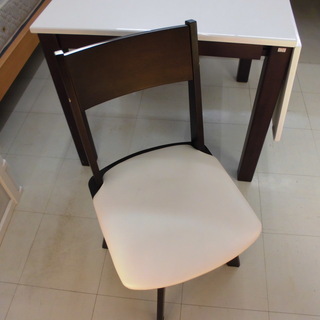 ダイニングセット 2人掛け 幅80/120×奥行80×高さ70cm エクステンション