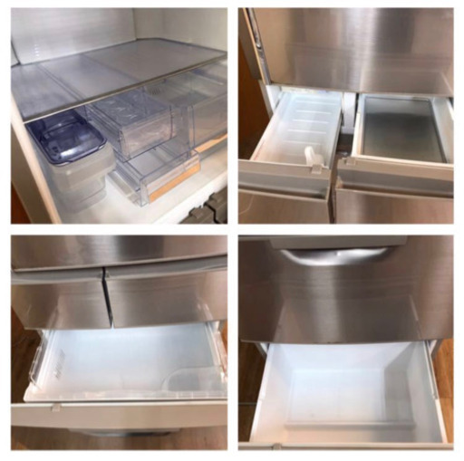 三菱 冷凍冷蔵庫 自動製氷520L MR-BX52W-N 2013年製 掃除済 中古品（660）AKARI 三菱 冷凍冷蔵庫 自動製氷520L MR-BX52W-N 2013年製 掃除済 中古品